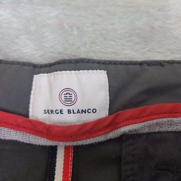 Serge Blanco Mens Gray Chino Dress Pants Size 31 New With Tags - Picture 3 of 11